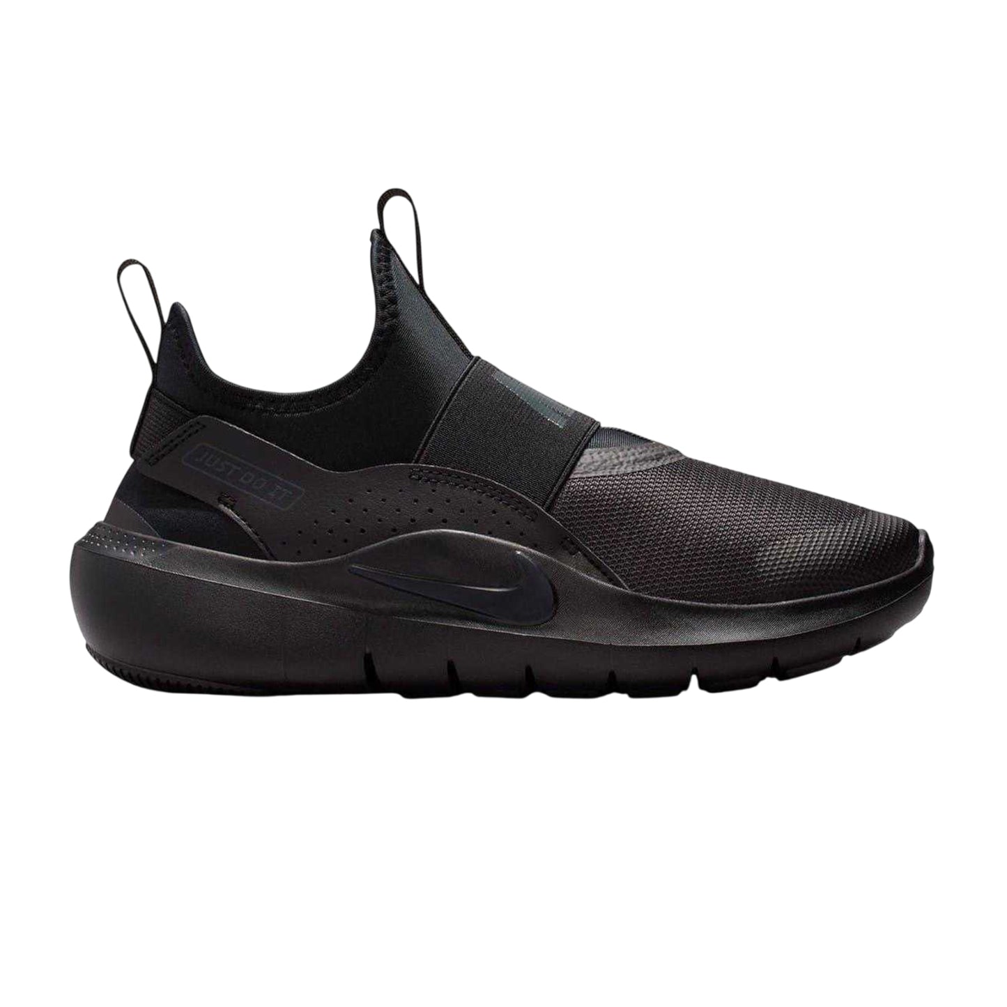 Triple Black - Front - Nike Childrens-Kids Runner 4 Trainers