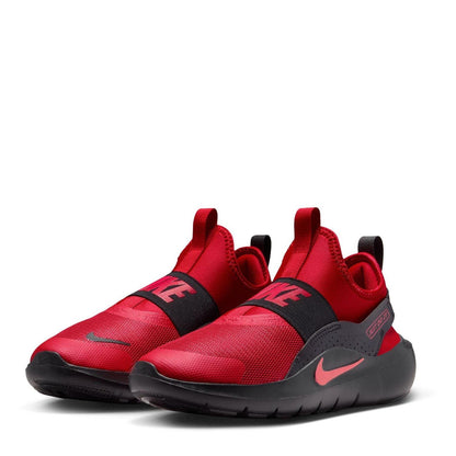 Red-Black - Side - Nike Childrens-Kids Runner 4 Trainers