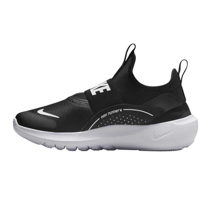 Black-White - Back - Nike Childrens-Kids Runner 4 Trainers