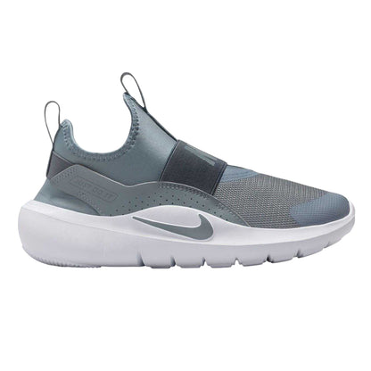 Grey-White - Front - Nike Childrens-Kids Runner 4 Trainers