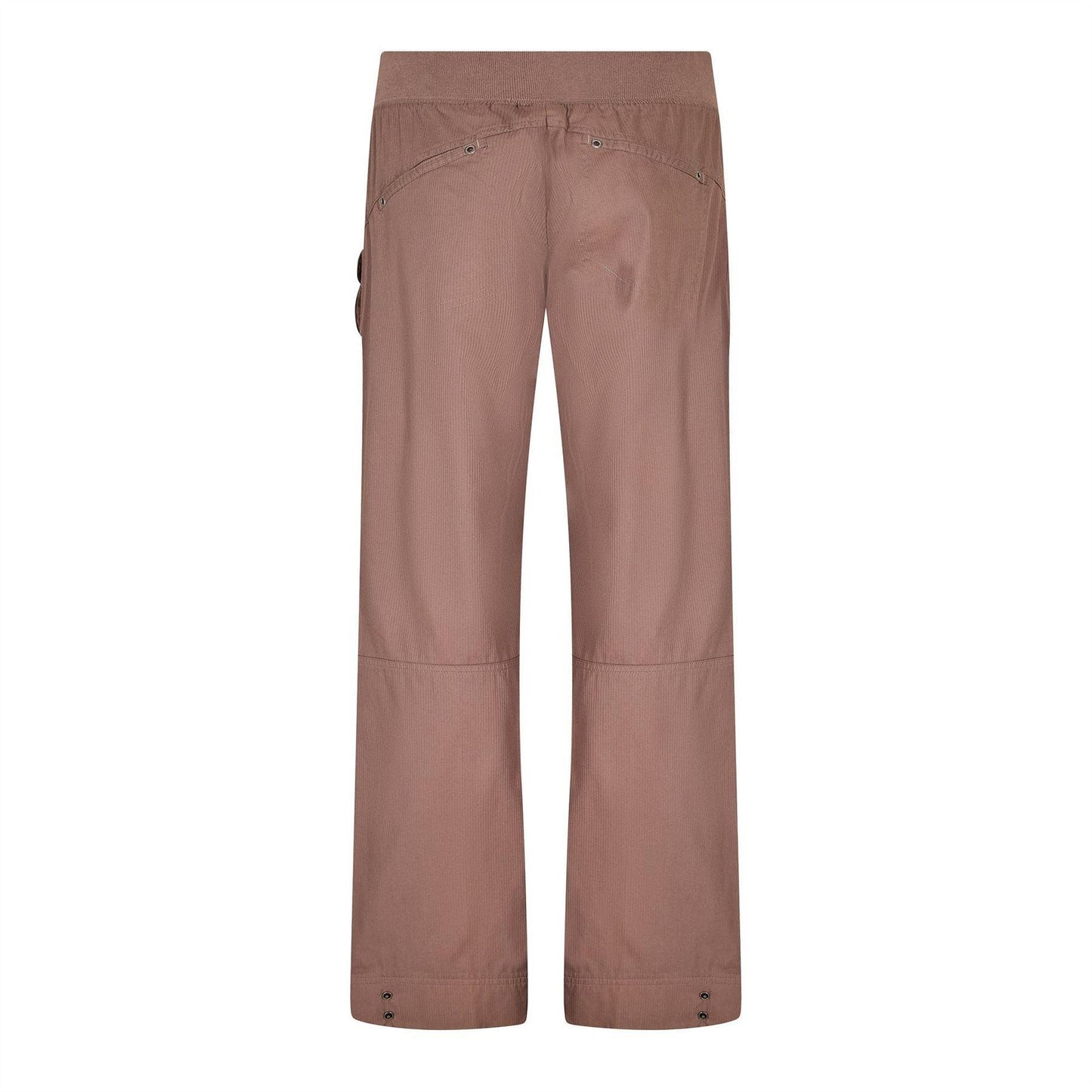 Brown - Back - Puma Womens-Ladies Woven Relaxed Fit Walking Trousers