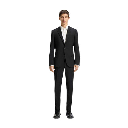 Black - Lifestyle - Boss Mens Plain Notch Neck Suit Jacket