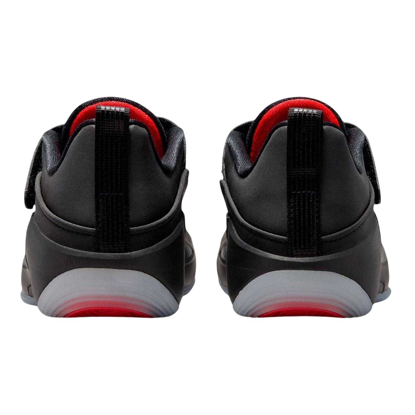 Black-Crimson - Back - Nike Childrens-Kids Luka 5 Basketball Shoes