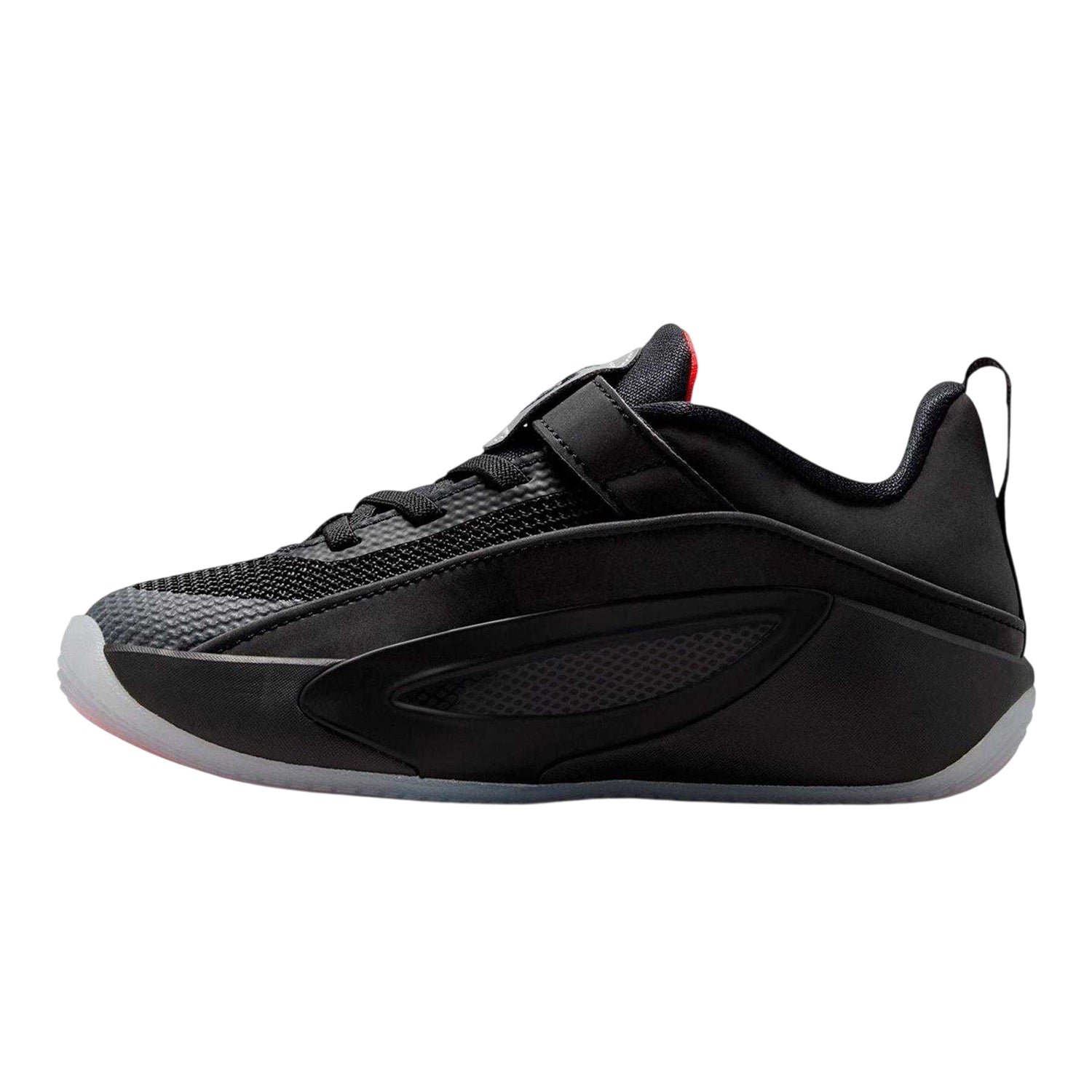 Black-Crimson - Side - Nike Childrens-Kids Luka 5 Basketball Shoes