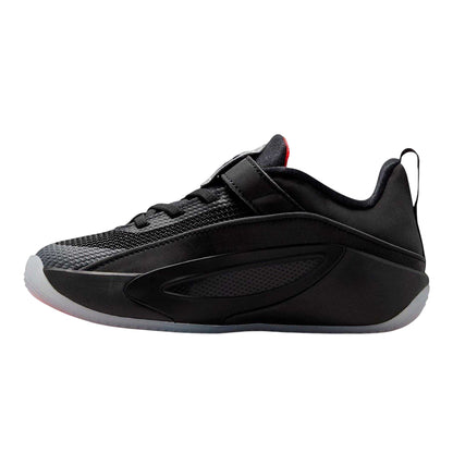 Black-Crimson - Side - Nike Childrens-Kids Luka 5 Basketball Shoes