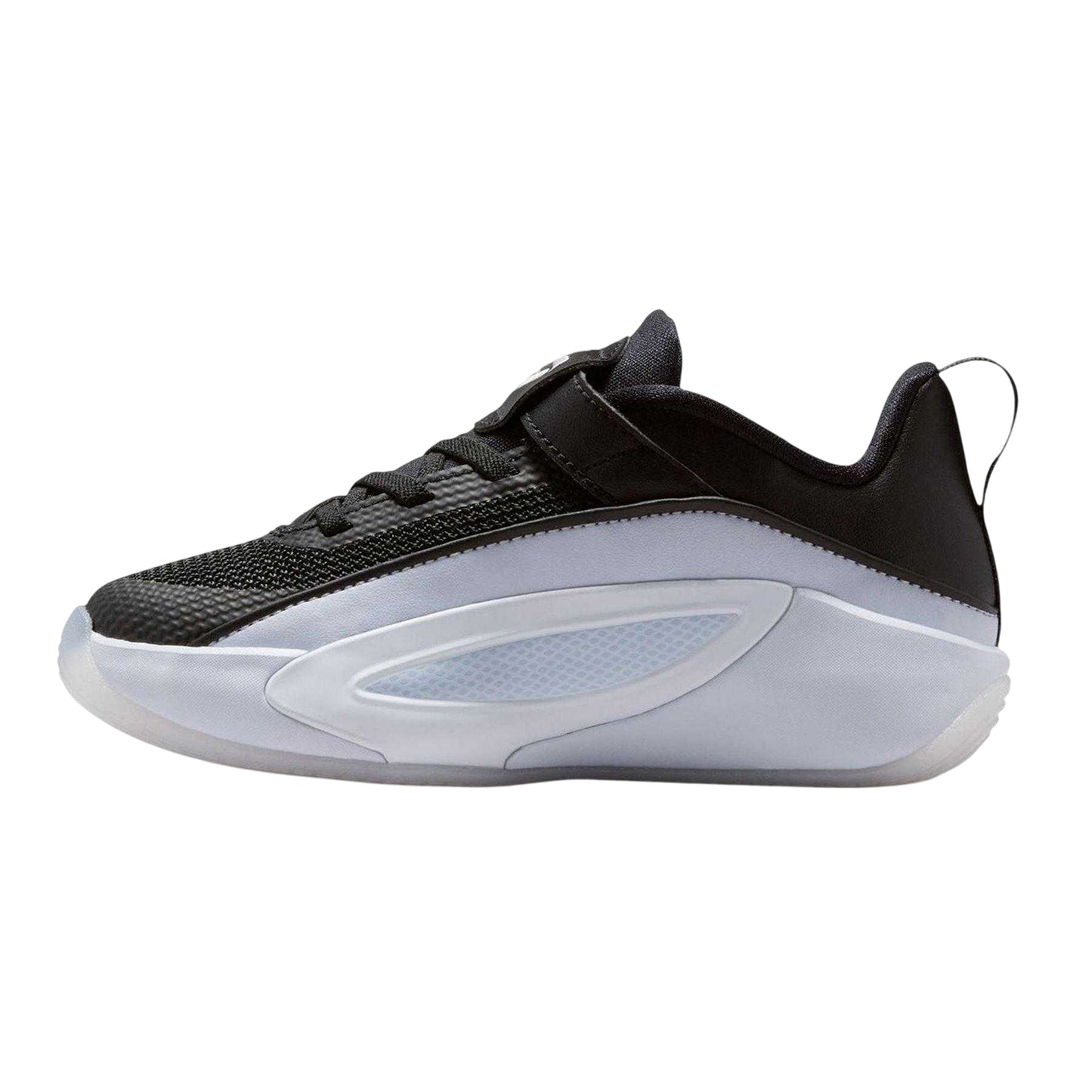 Black-White - Back - Nike Childrens-Kids Luka 5 Basketball Shoes