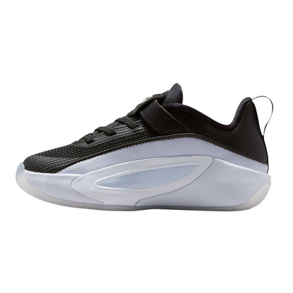 Black-White - Back - Nike Childrens-Kids Luka 5 Basketball Shoes