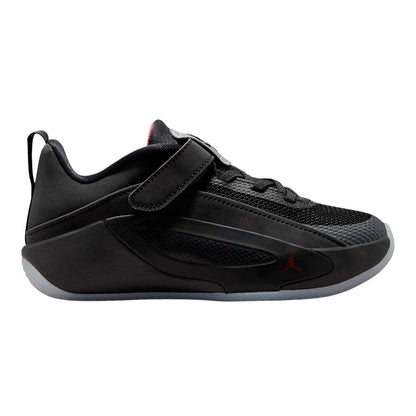 Black-Crimson - Front - Nike Childrens-Kids Luka 5 Basketball Shoes