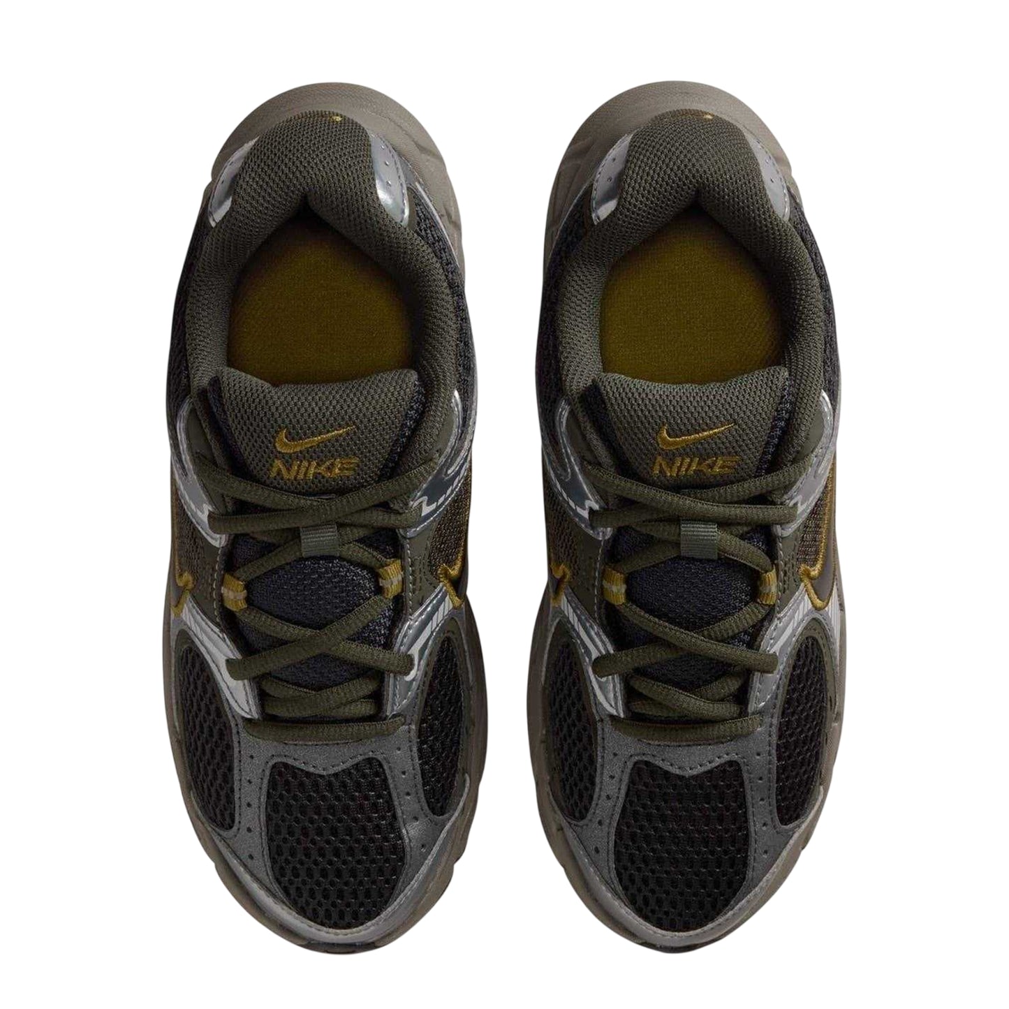 Black-Khaki - Side - Nike Childrens-Kids V5 RNR Running Trainers