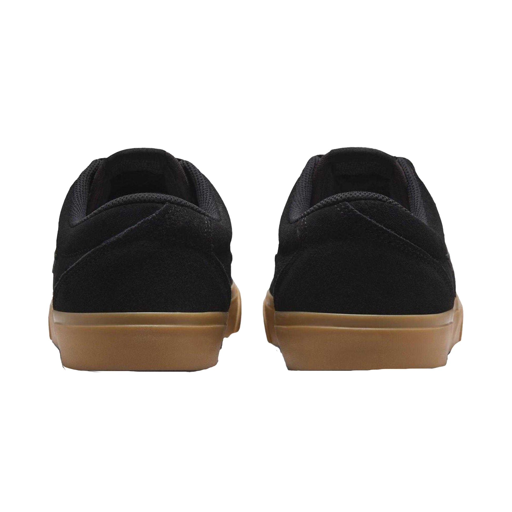 Black - Back - Nike Womens-Ladies Charge Lace Up Skate Shoes