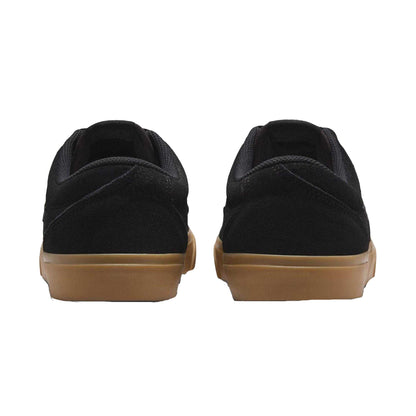 Black - Back - Nike Womens-Ladies Charge Lace Up Skate Shoes