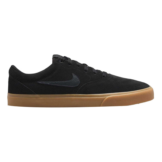 Black - Front - Nike Womens-Ladies Charge Lace Up Skate Shoes