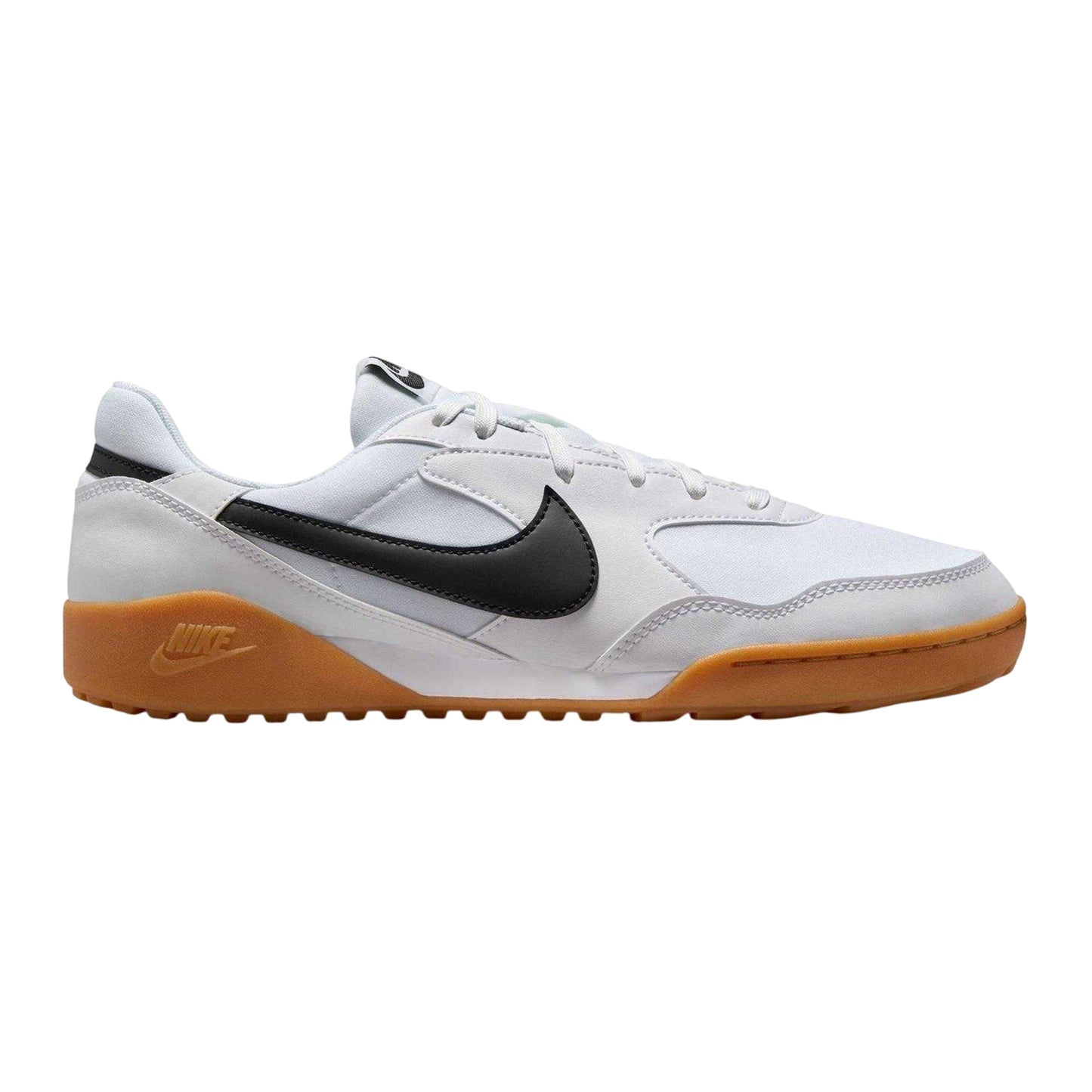 White-Black - Front - Nike Mens Terra Manta Leather Trainers