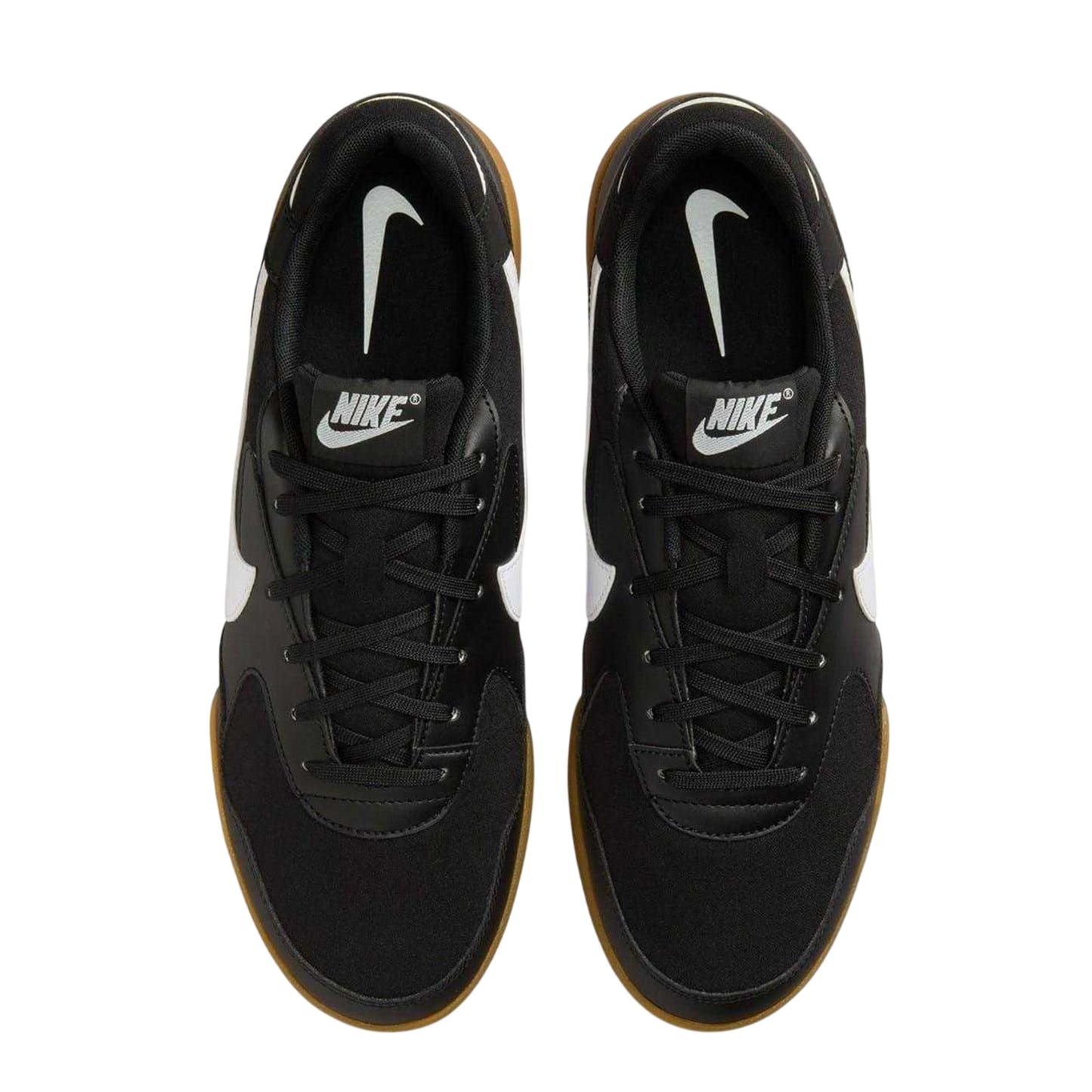 Black-White - Side - Nike Mens Terra Manta Leather Trainers