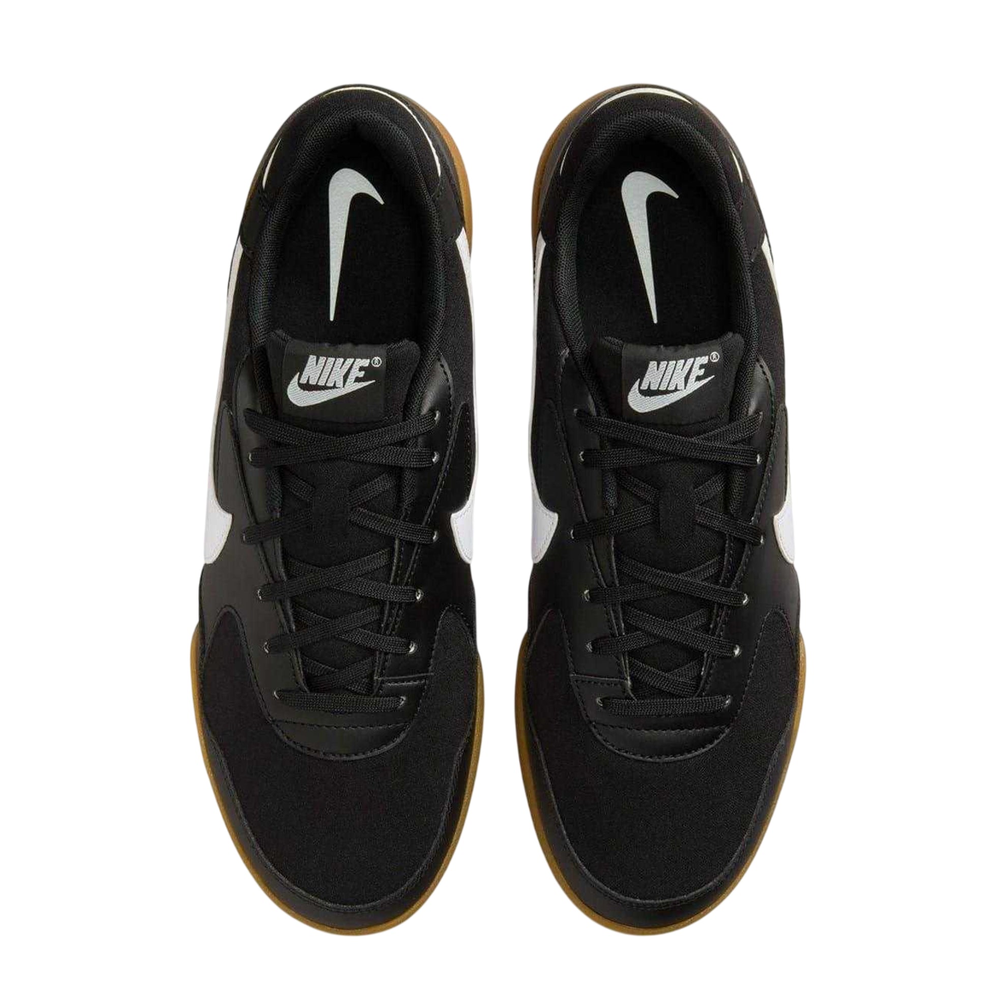 Black-White - Side - Nike Mens Terra Manta Leather Trainers