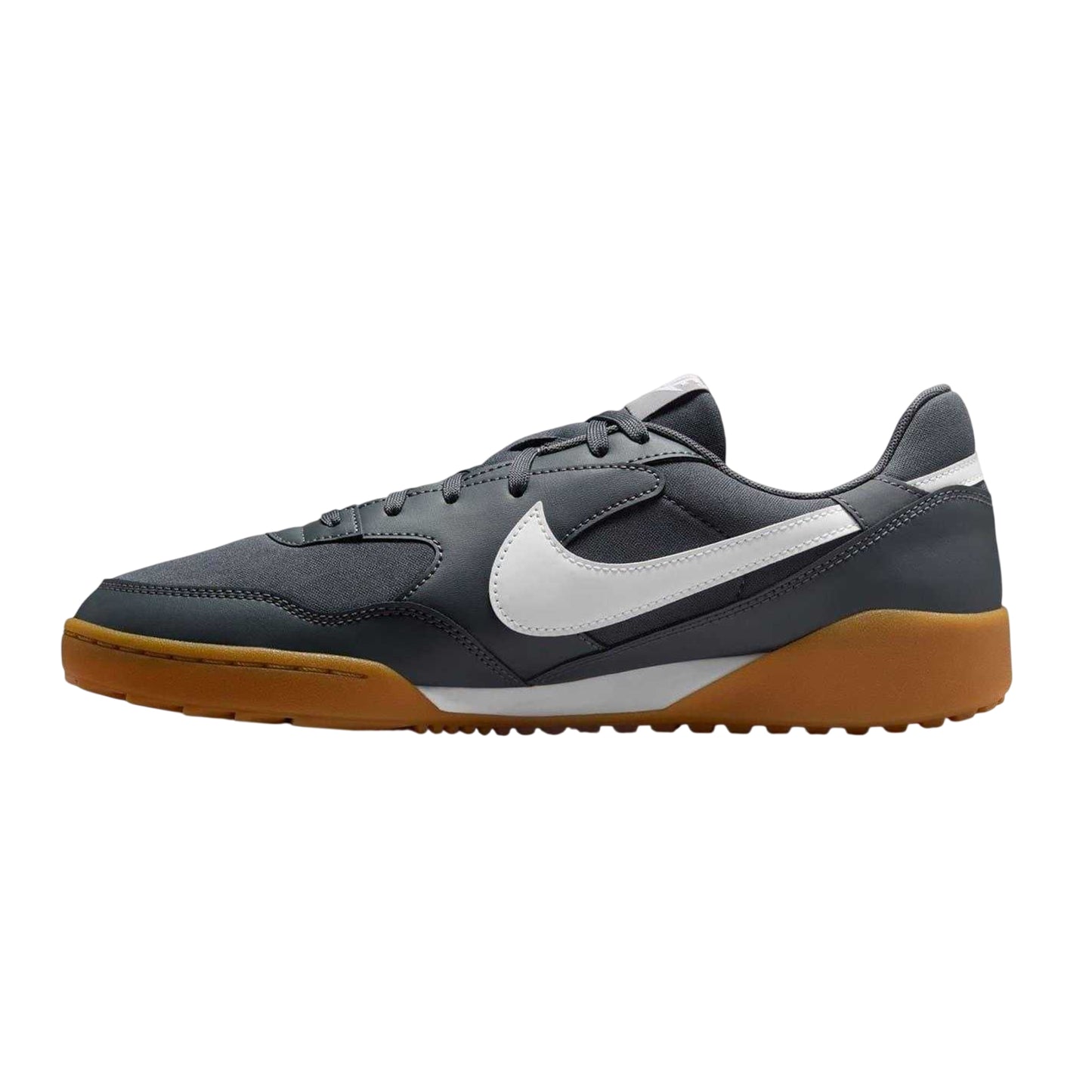 Grey-White-Gum - Back - Nike Mens Terra Manta Leather Trainers