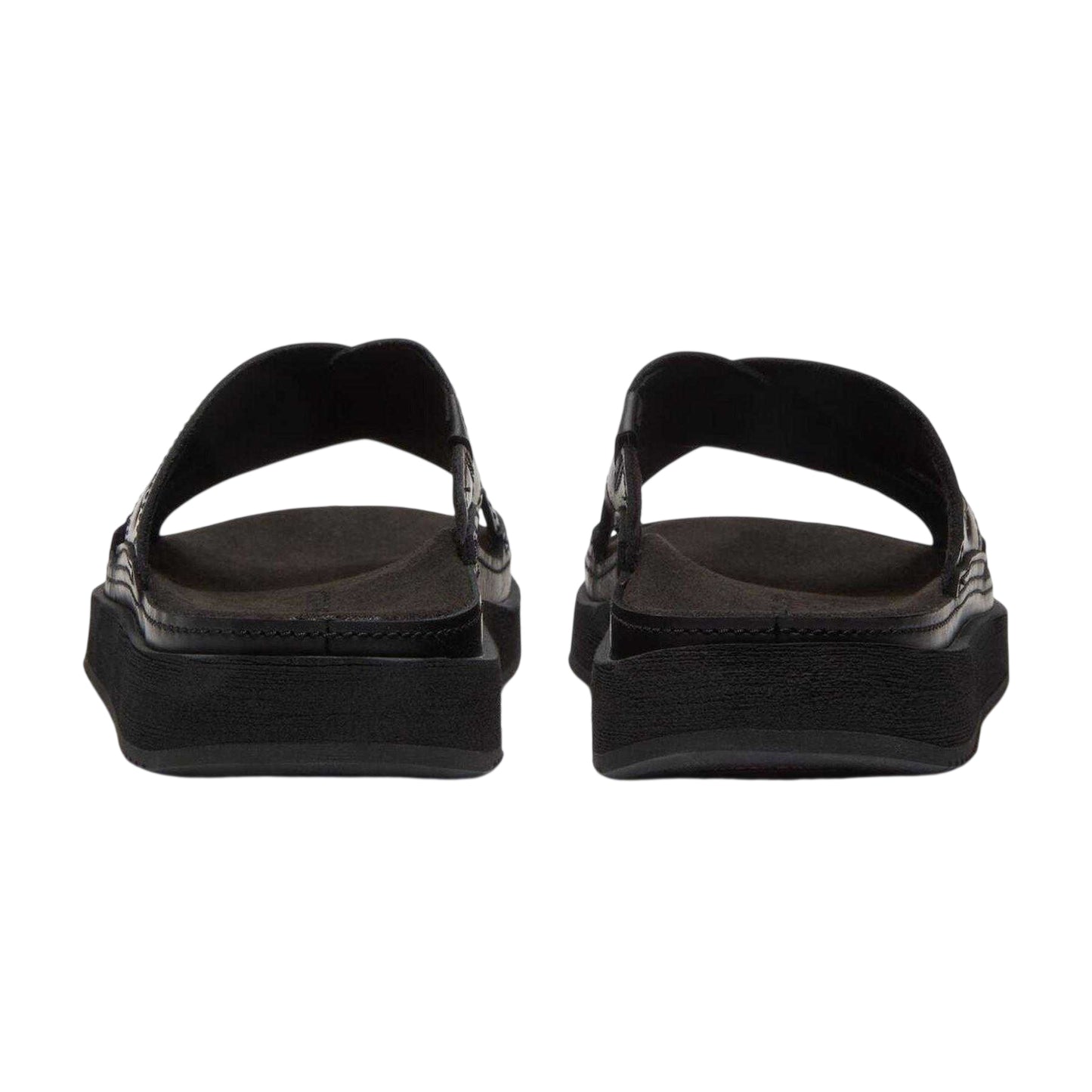 Black - Back - Timberland Mens Casco Cove X Flat Sandals
