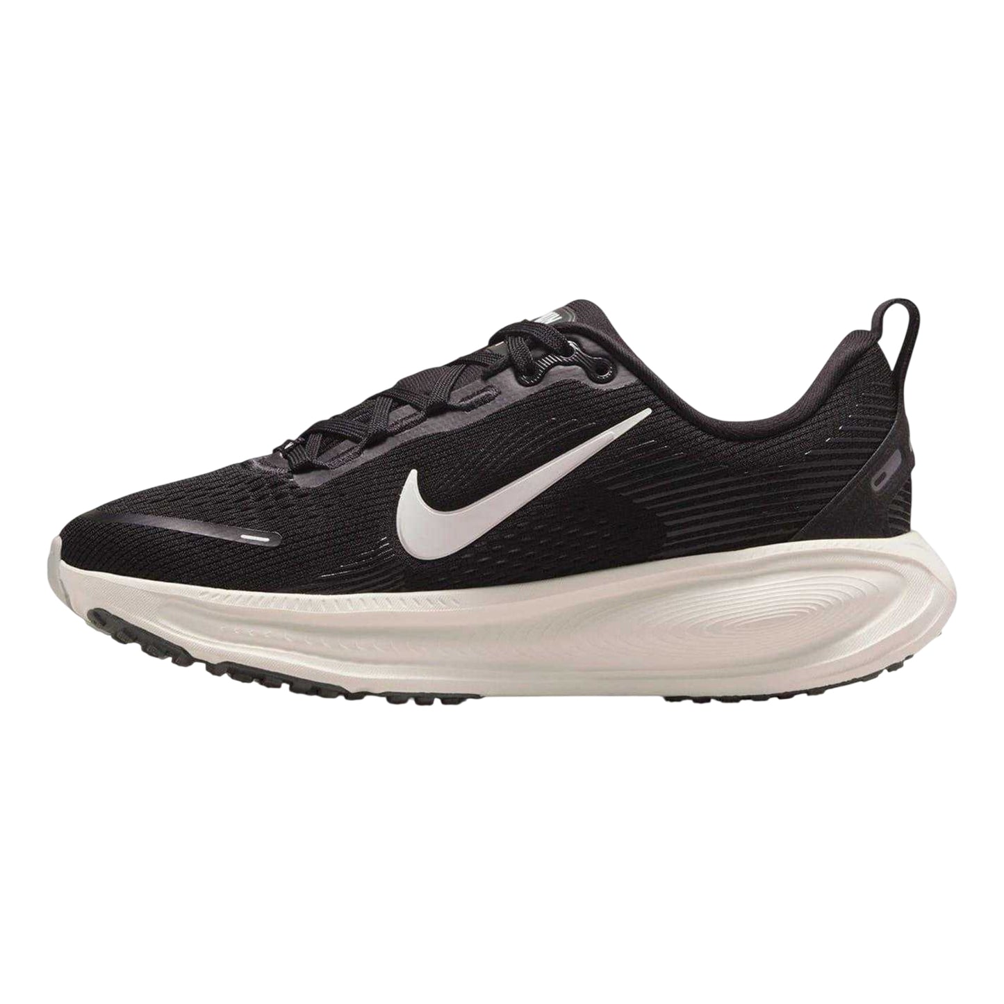 Black-White - Side - Nike Childrens-Kids Vomero 18 Trainers