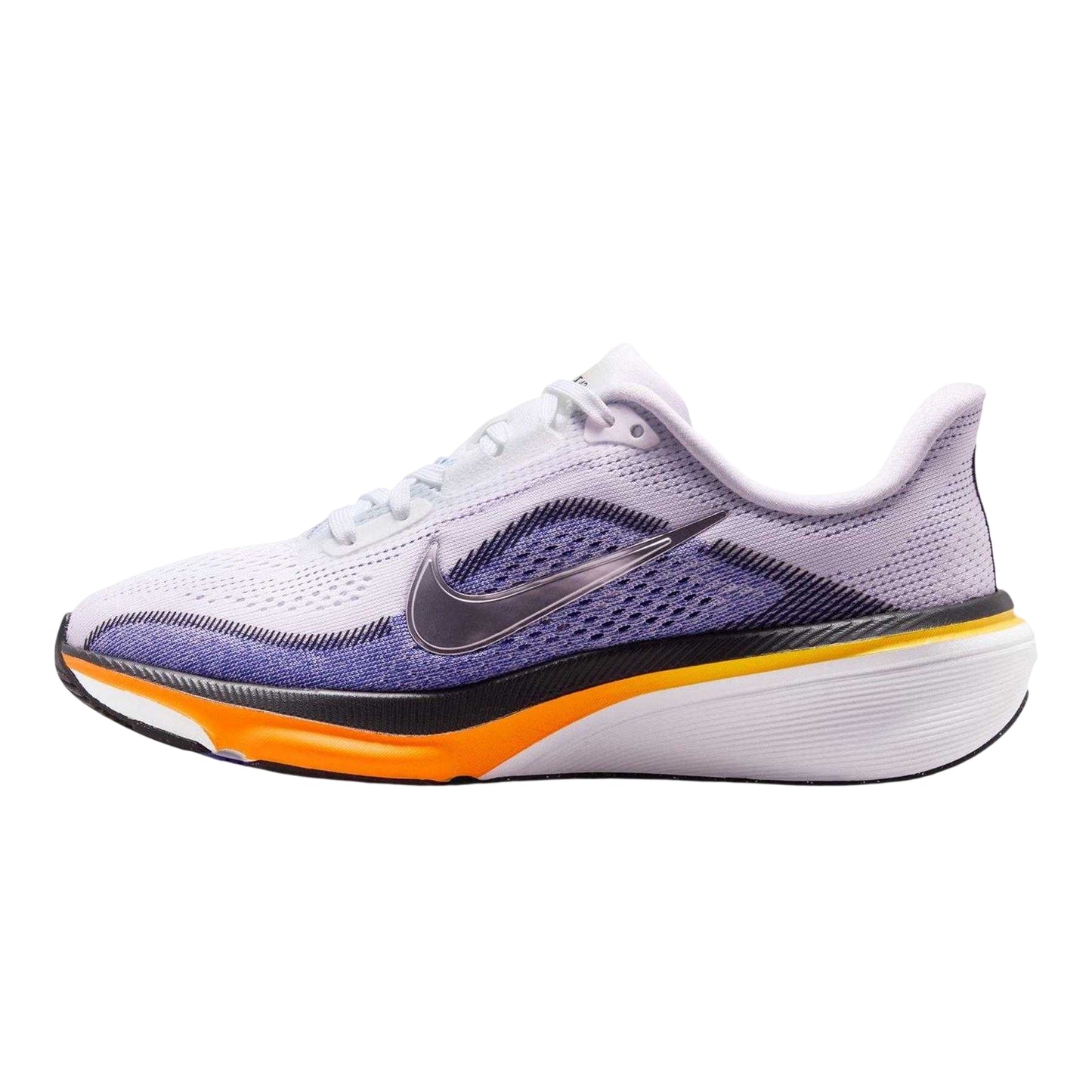 White-Metallic Silver - Side - Nike Womens-Ladies Air Zoom Cushioned Shoes