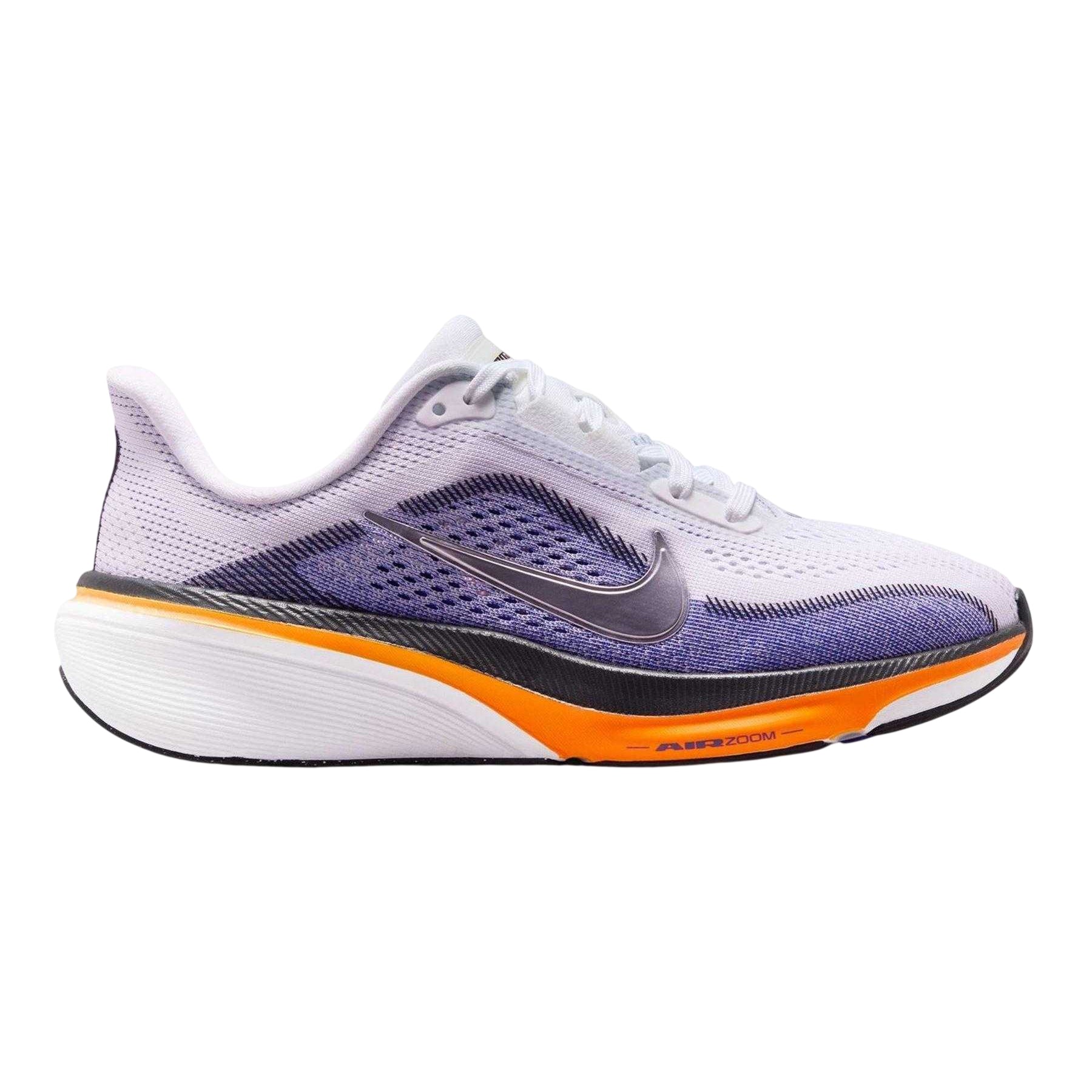 White-Metallic Silver - Front - Nike Womens-Ladies Air Zoom Cushioned Shoes