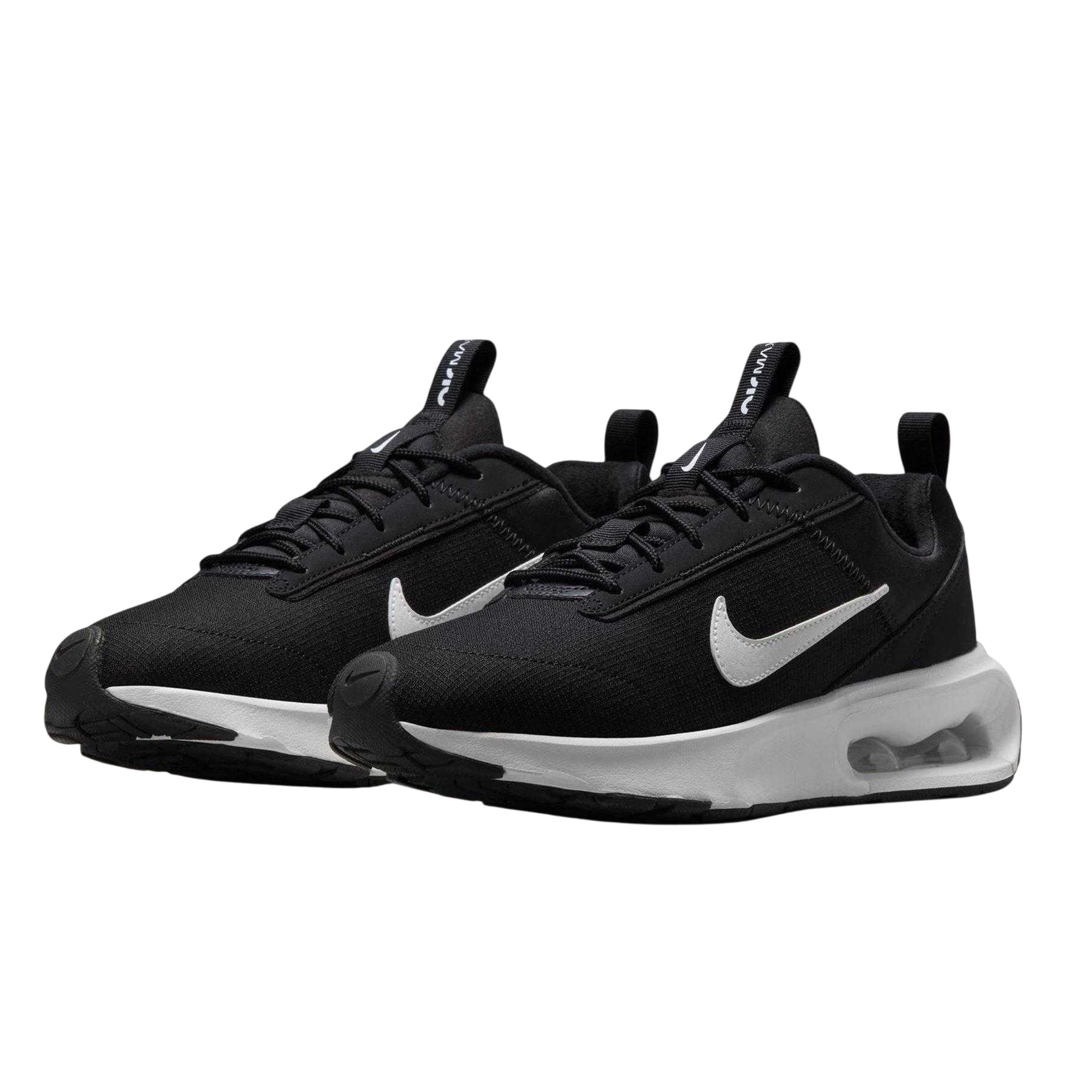 Black-White - Lifestyle - Nike Womens-Ladies Air Max Flat Trainers