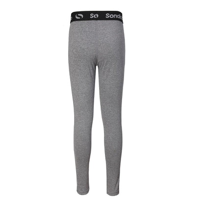 Grey Marl - Back - Sondico Boys Core Base Layer Bottoms