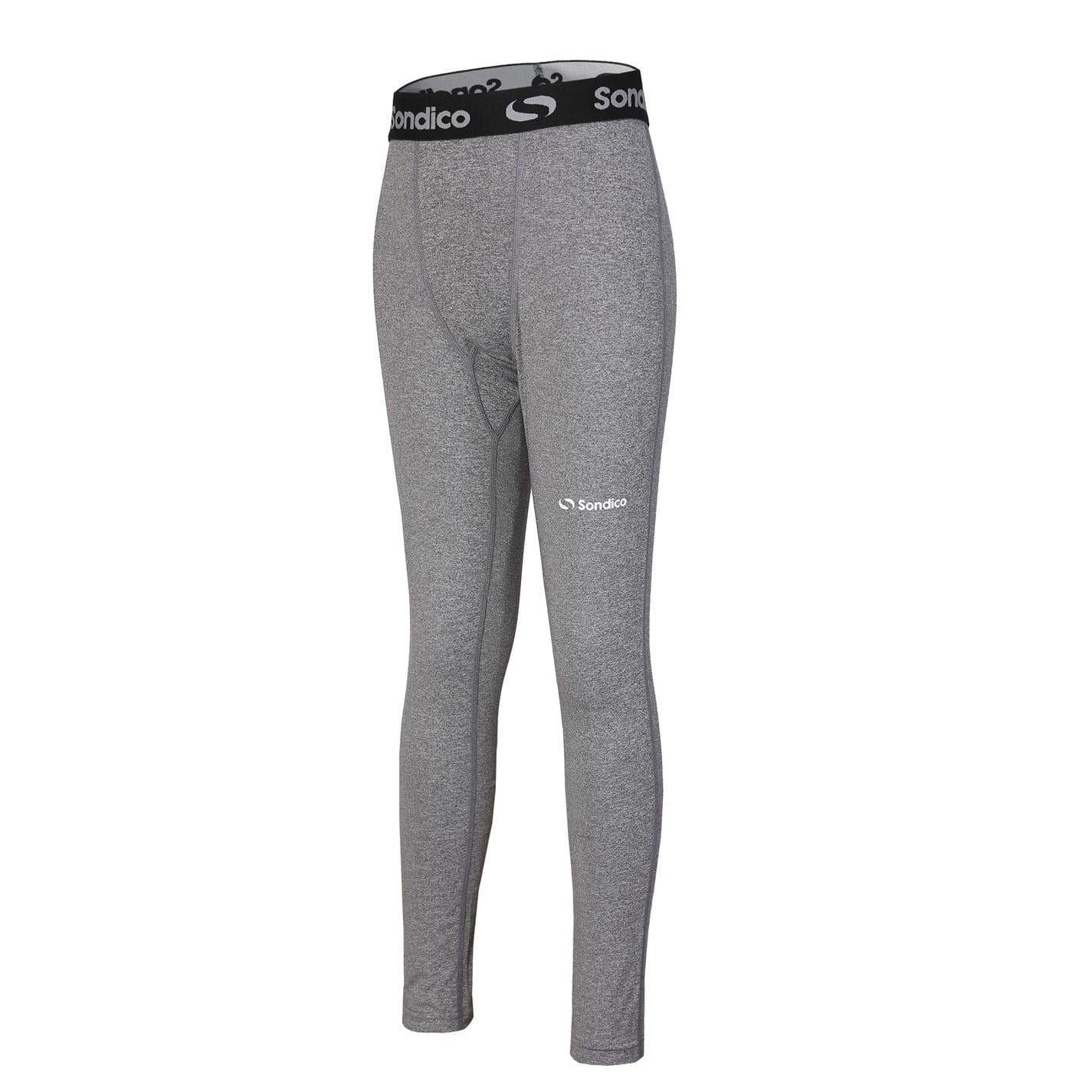 Grey Marl - Side - Sondico Boys Core Base Layer Bottoms