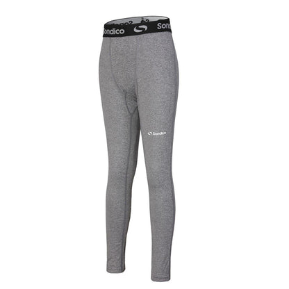 Grey Marl - Side - Sondico Boys Core Base Layer Bottoms