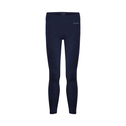 Navy - Front - USA Pro Childrens-Kids Seamless Tight Leggings