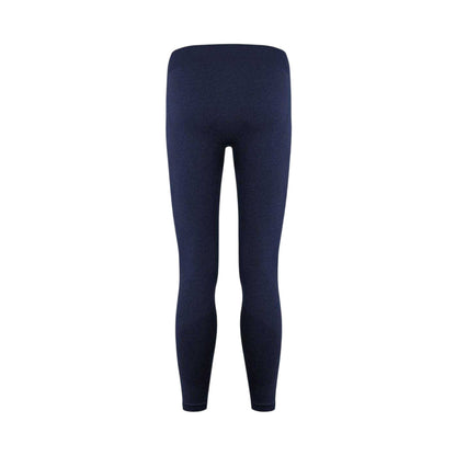 Navy - Back - USA Pro Childrens-Kids Seamless Tight Leggings