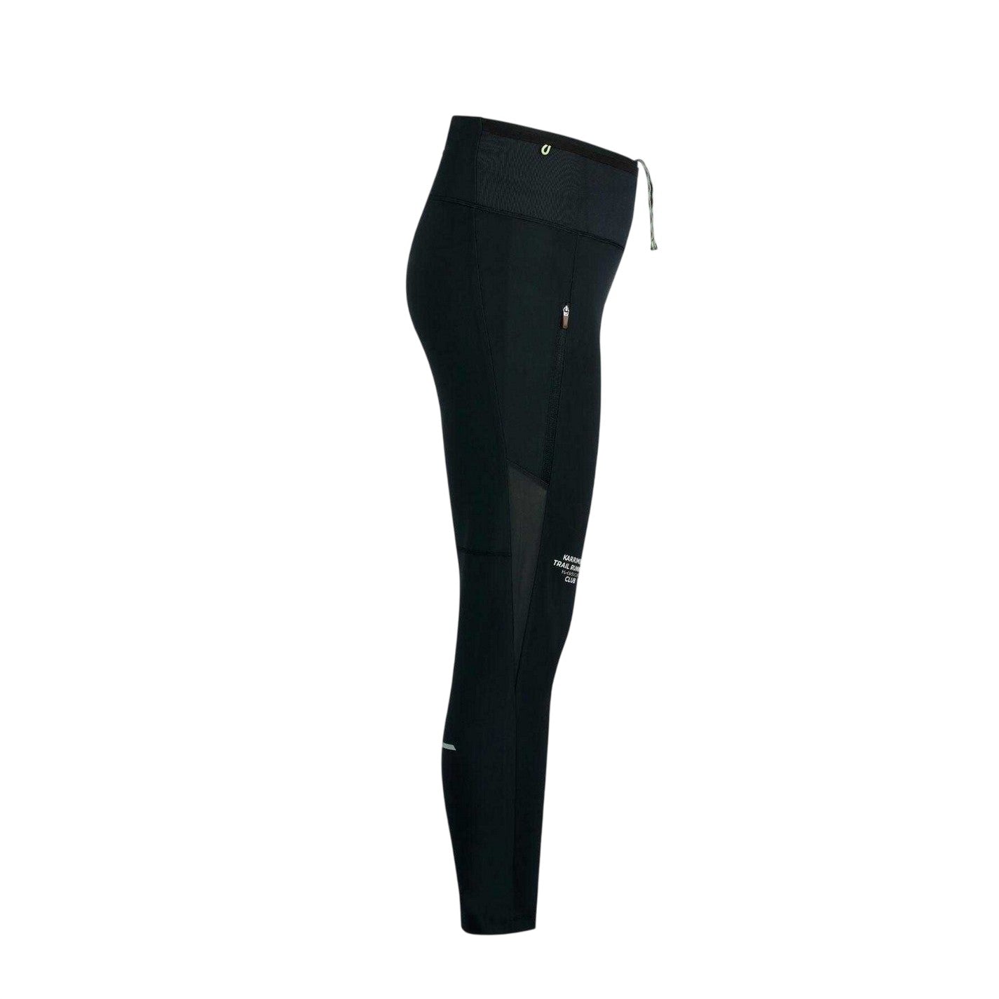 Black - Side - Karrimor Womens-Ladies Trail Zip Pocket Fitted Leggings