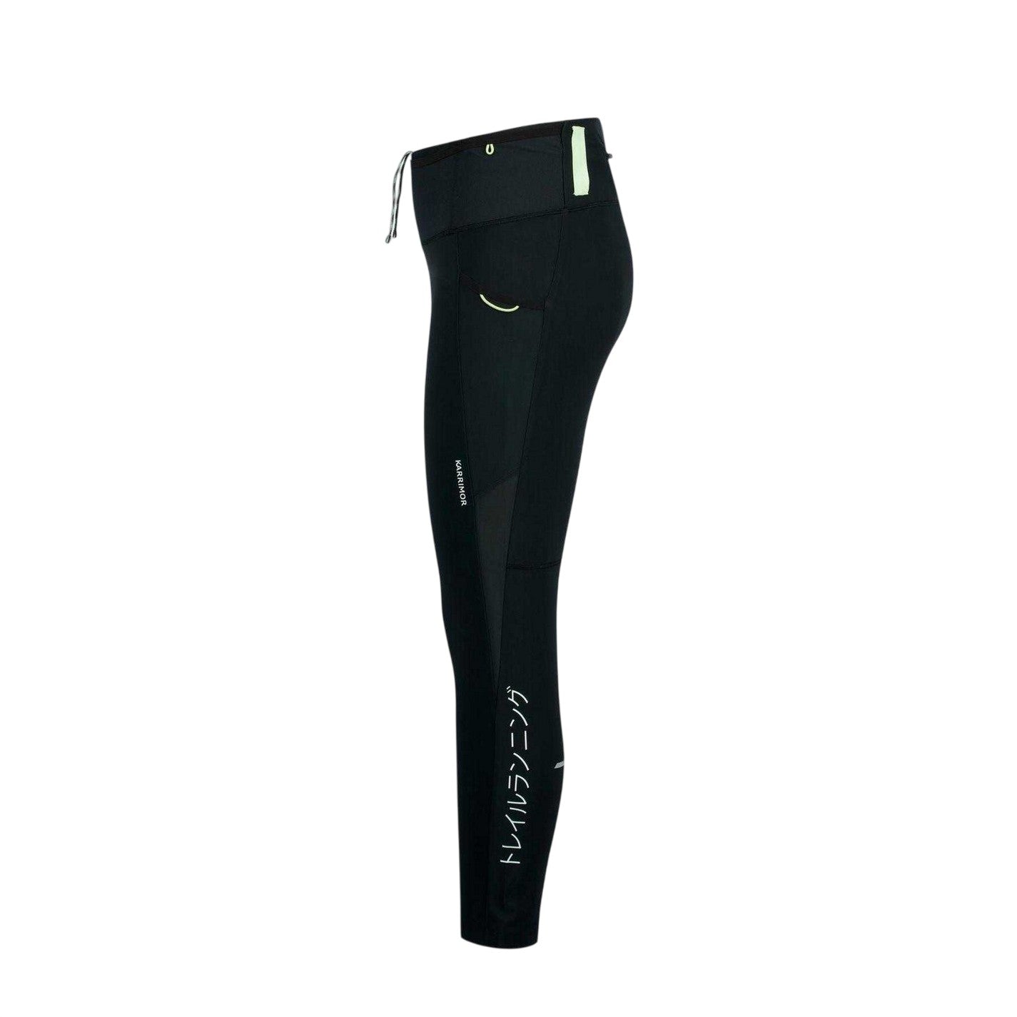Black - Lifestyle - Karrimor Womens-Ladies Trail Zip Pocket Fitted Leggings