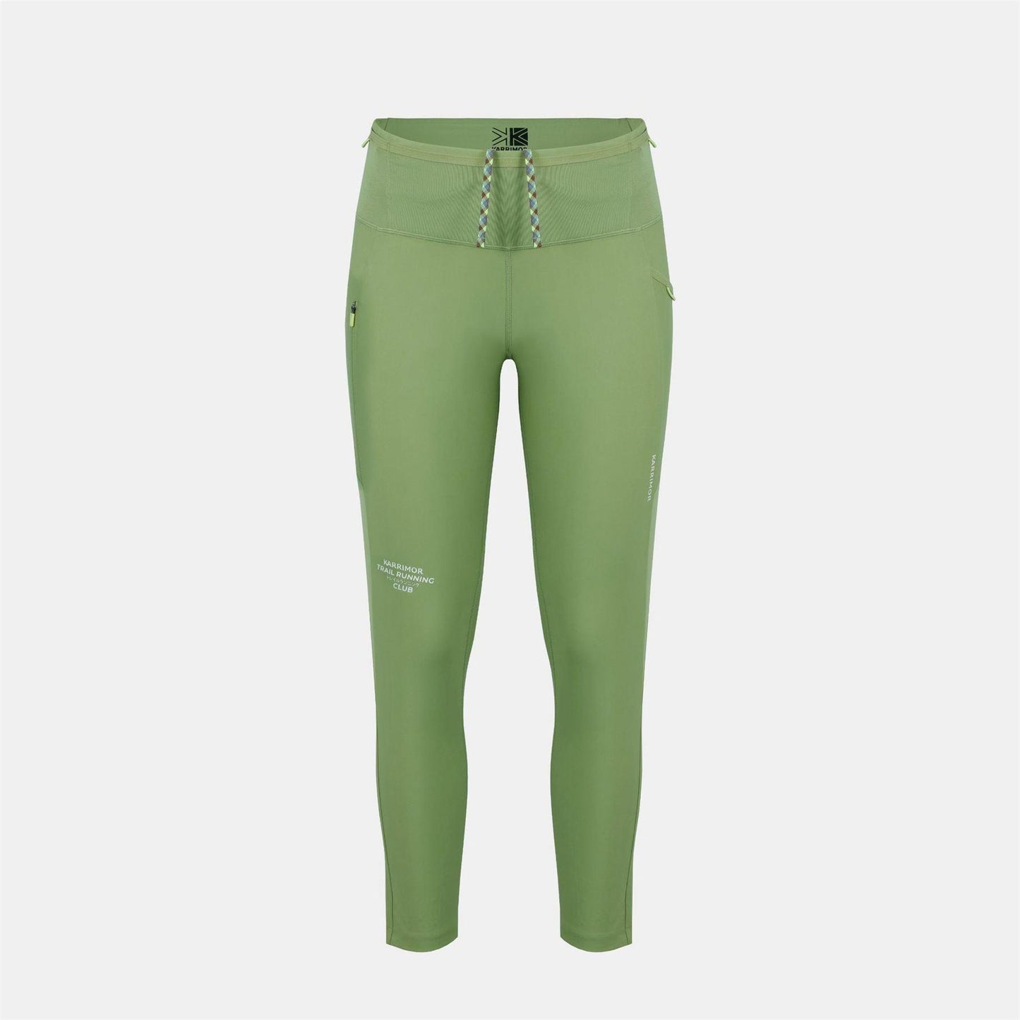 Eden Green - Front - Karrimor Womens-Ladies Trail Zip Pocket Fitted Leggings
