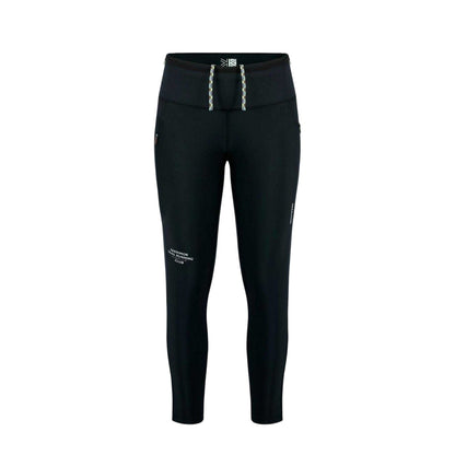 Black - Front - Karrimor Womens-Ladies Trail Zip Pocket Fitted Leggings
