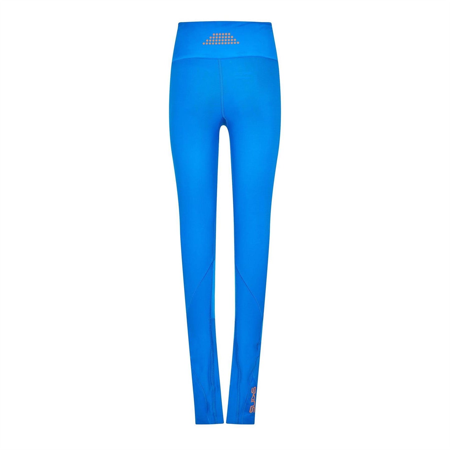 Blue - Back - Skins Womens-Ladies Series-5 Skyscraper Full Length Leggings