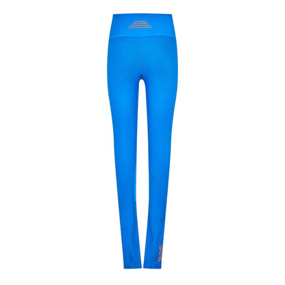Blue - Back - Skins Womens-Ladies Series-5 Skyscraper Full Length Leggings