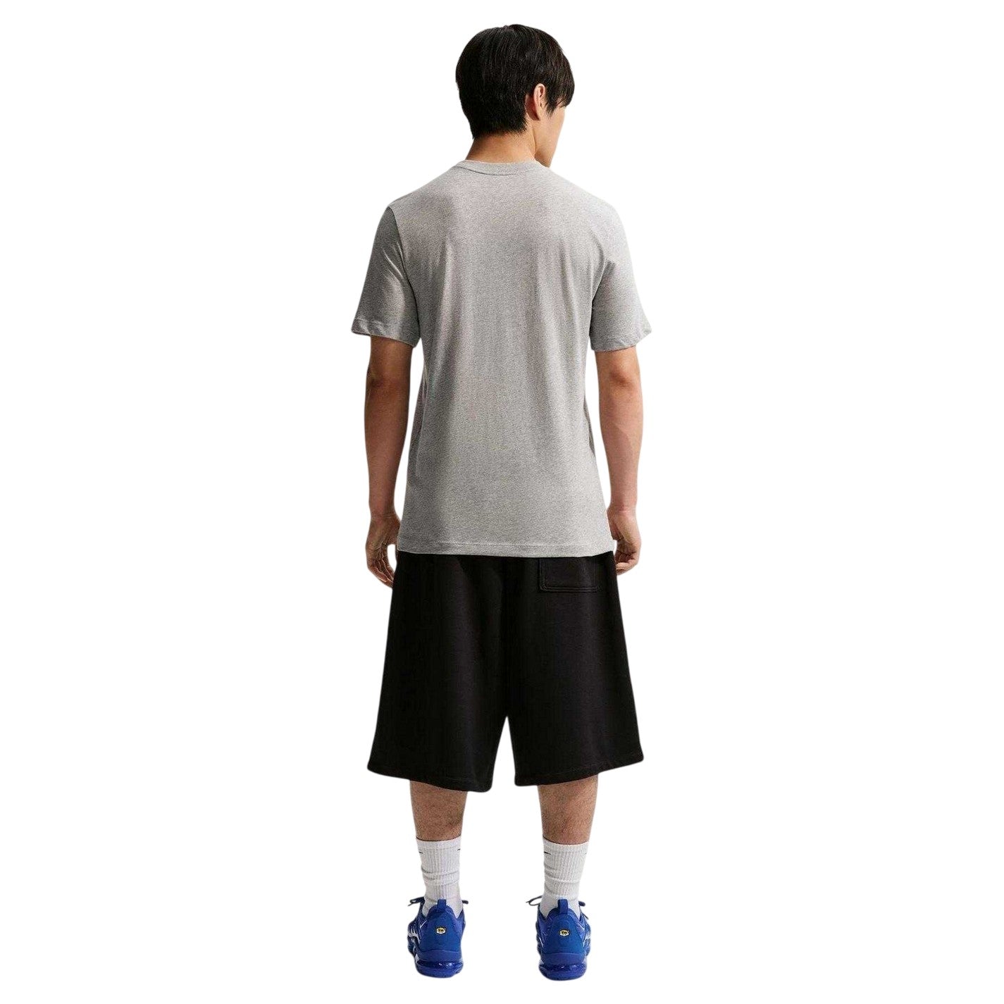 Grey - Back - Nike Mens Oval Logo T-Shirt