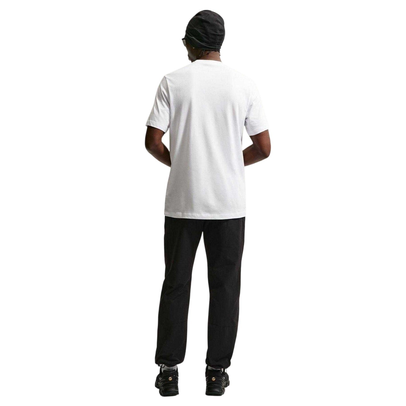 White - Back - Nike Mens Oval Logo T-Shirt