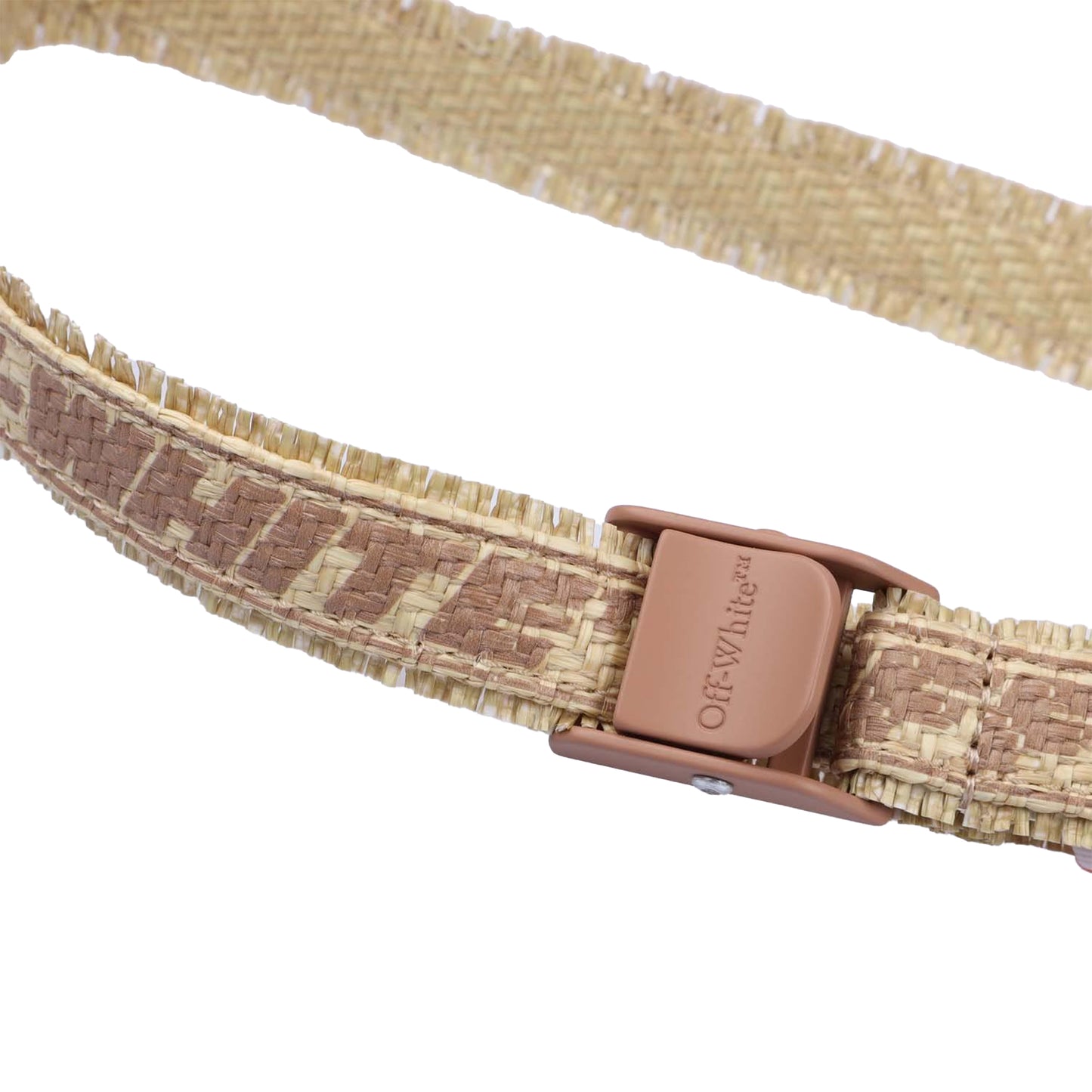 Beige - Back - Off White Industrial Belt