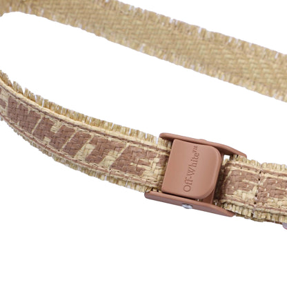 Beige - Back - Off White Industrial Belt