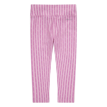 Flamingo Pink - Back - Nike Girls Stripe Leggings