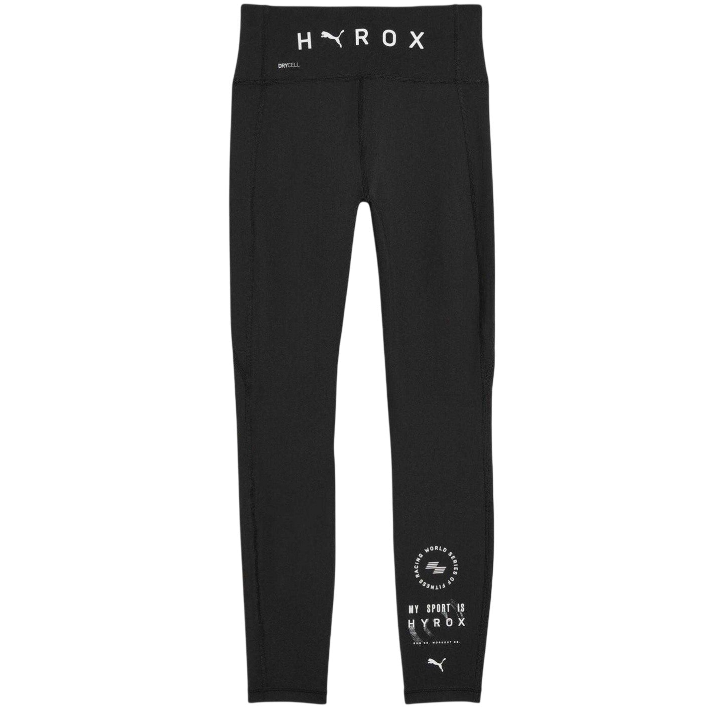 Black - Back - Puma Womens-Ladies Hyrox Essentials Tights