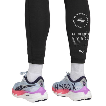 Black - Side - Puma Womens-Ladies Hyrox Essentials Tights