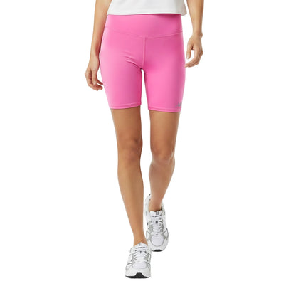 Pink - Side - New Balance Womens-Ladies Performance Fitted Shorts