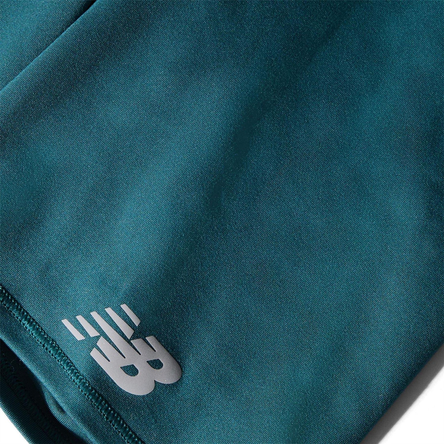 Green - Side - New Balance Womens-Ladies Performance Fitted Shorts