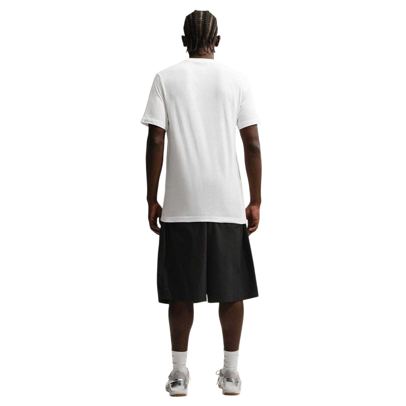 White - Back - Nike Mens Swoosh Large Logo T-Shirt