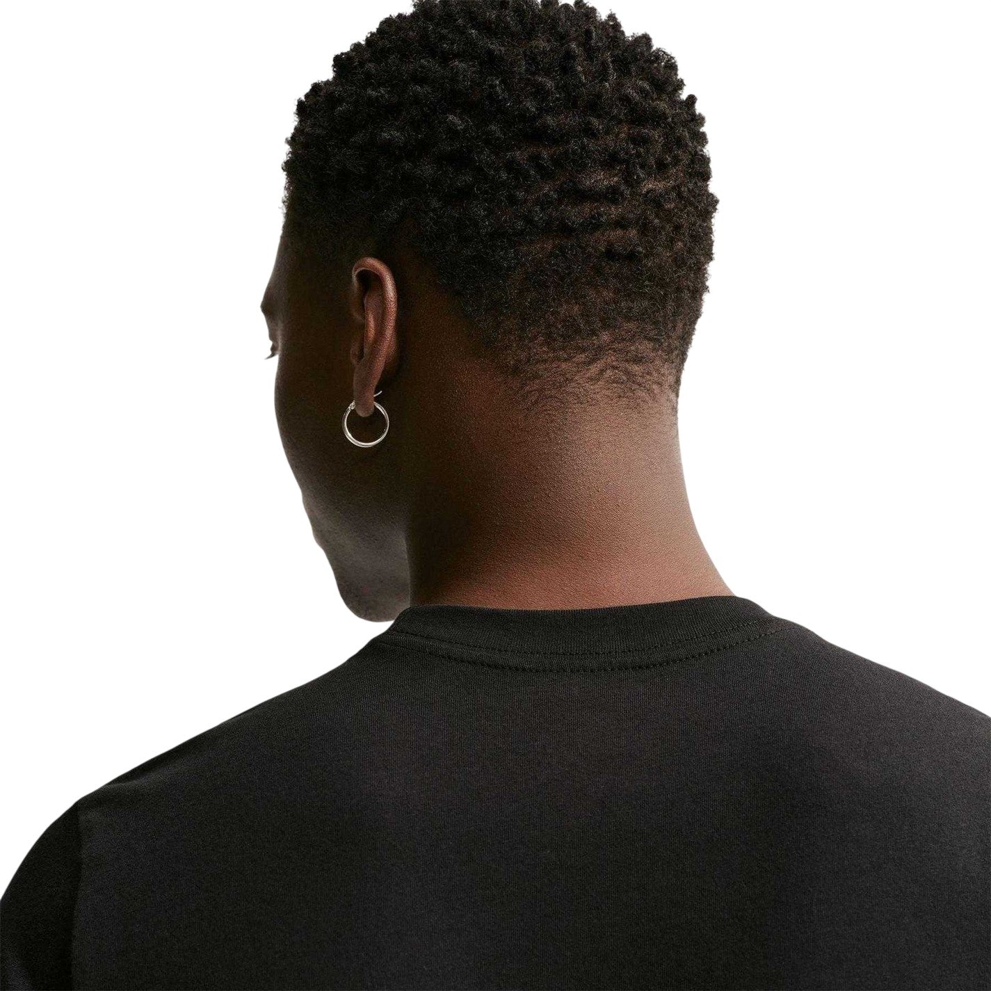 Black - Lifestyle - Nike Mens Swoosh Large Logo T-Shirt