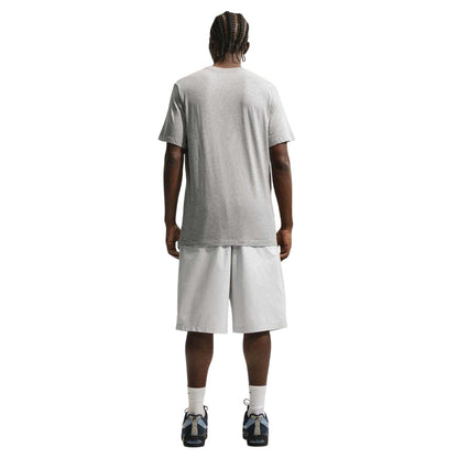 Grey - Back - Nike Mens Swoosh Large Logo T-Shirt
