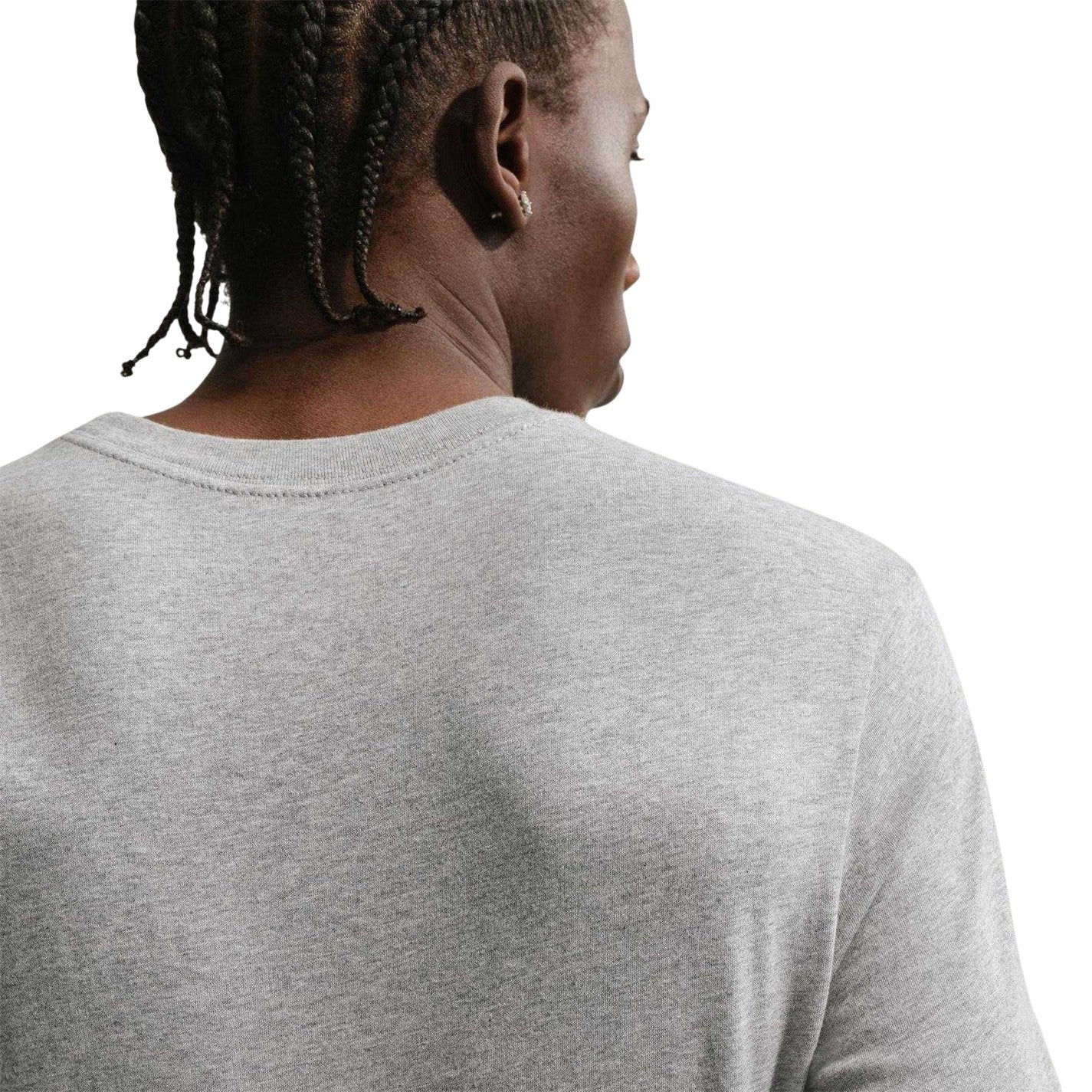 Grey - Lifestyle - Nike Mens Swoosh Large Logo T-Shirt