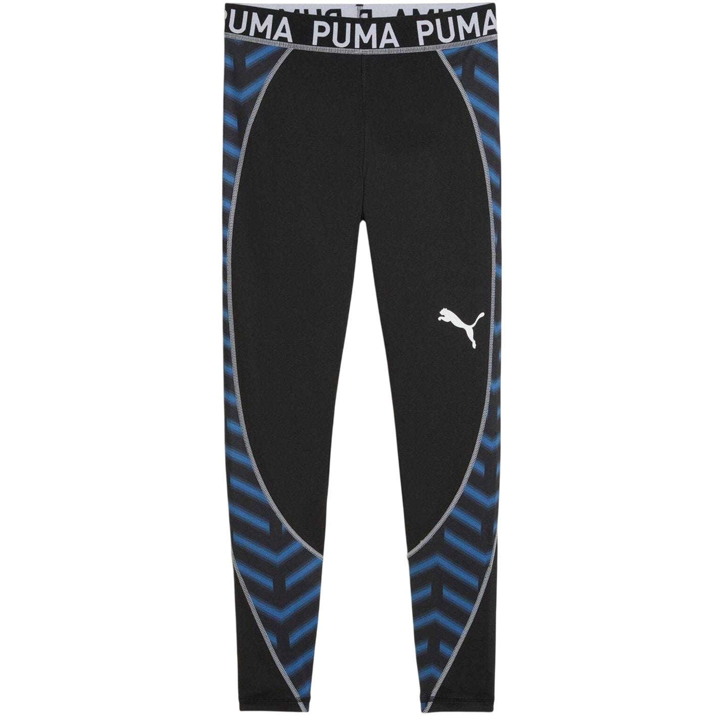 Navy-Orange - Front - Puma Womens-Ladies Blaze Training Tights